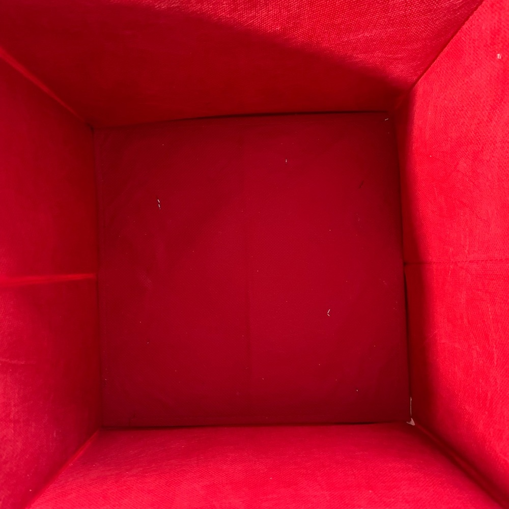 Red Foldable Storage‎ Bin - Picture 2 of 5
